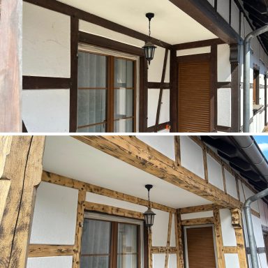 Sablage colombages Alsace