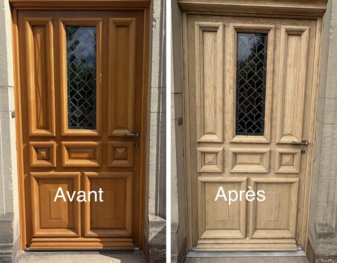 Sablage porte Alsace