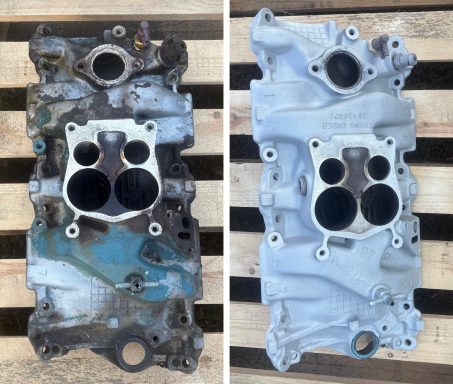 Aérogommage aluminium Alsace