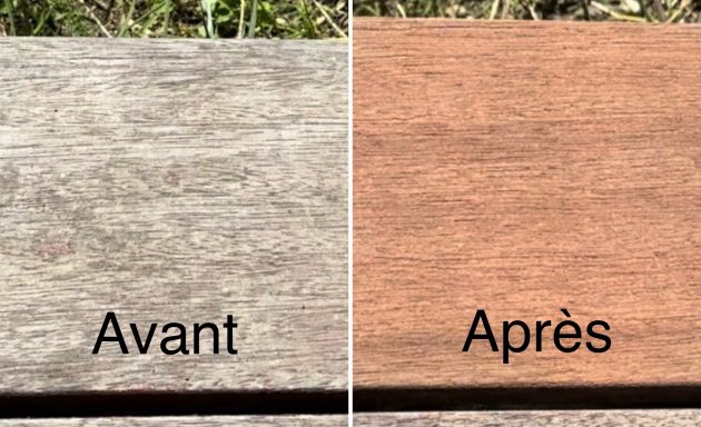 Sablage terrasse bois Alsace